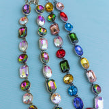 Raine Multi Shape Crystal Necklaces - 2 Styles