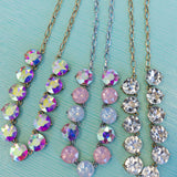 Maddie Round Crystal Necklaces - 3 Styles