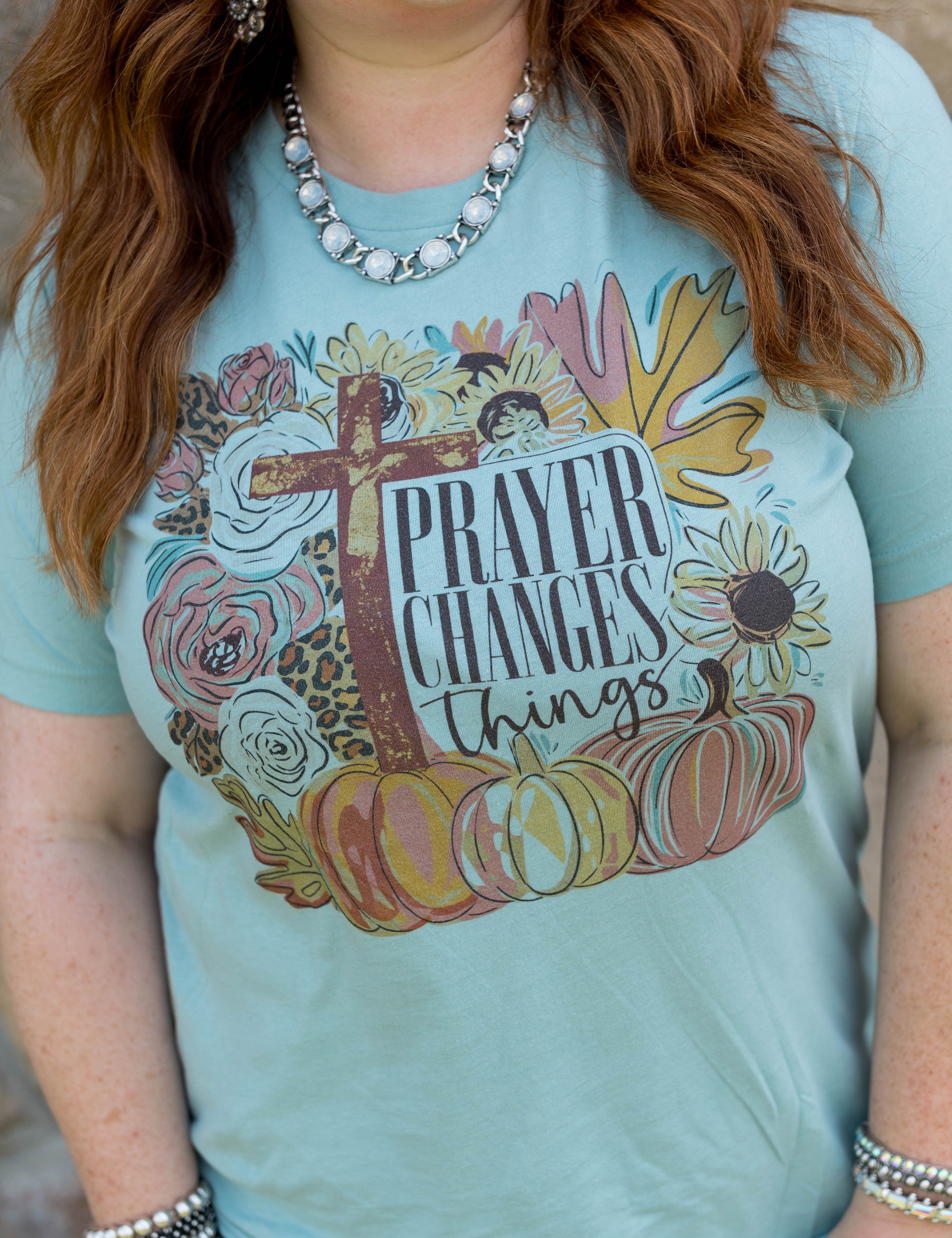 Prayer Changes Things Softprint Tee