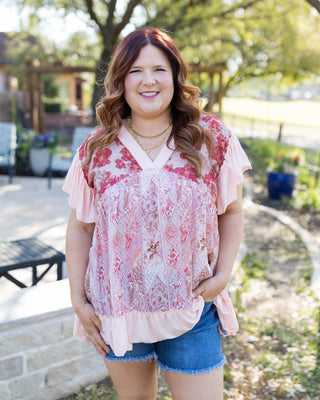 Delicate Glow Top - Blush