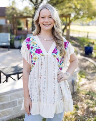 Delicate Glow Top - Cream