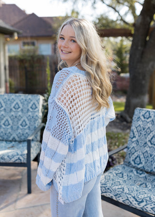 Out Of Office Energy Sweater - Sky Blue