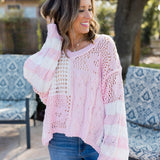 Out Of Office Energy Sweater - Soft Pink