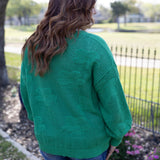 More Than Fun Cardigan - Green