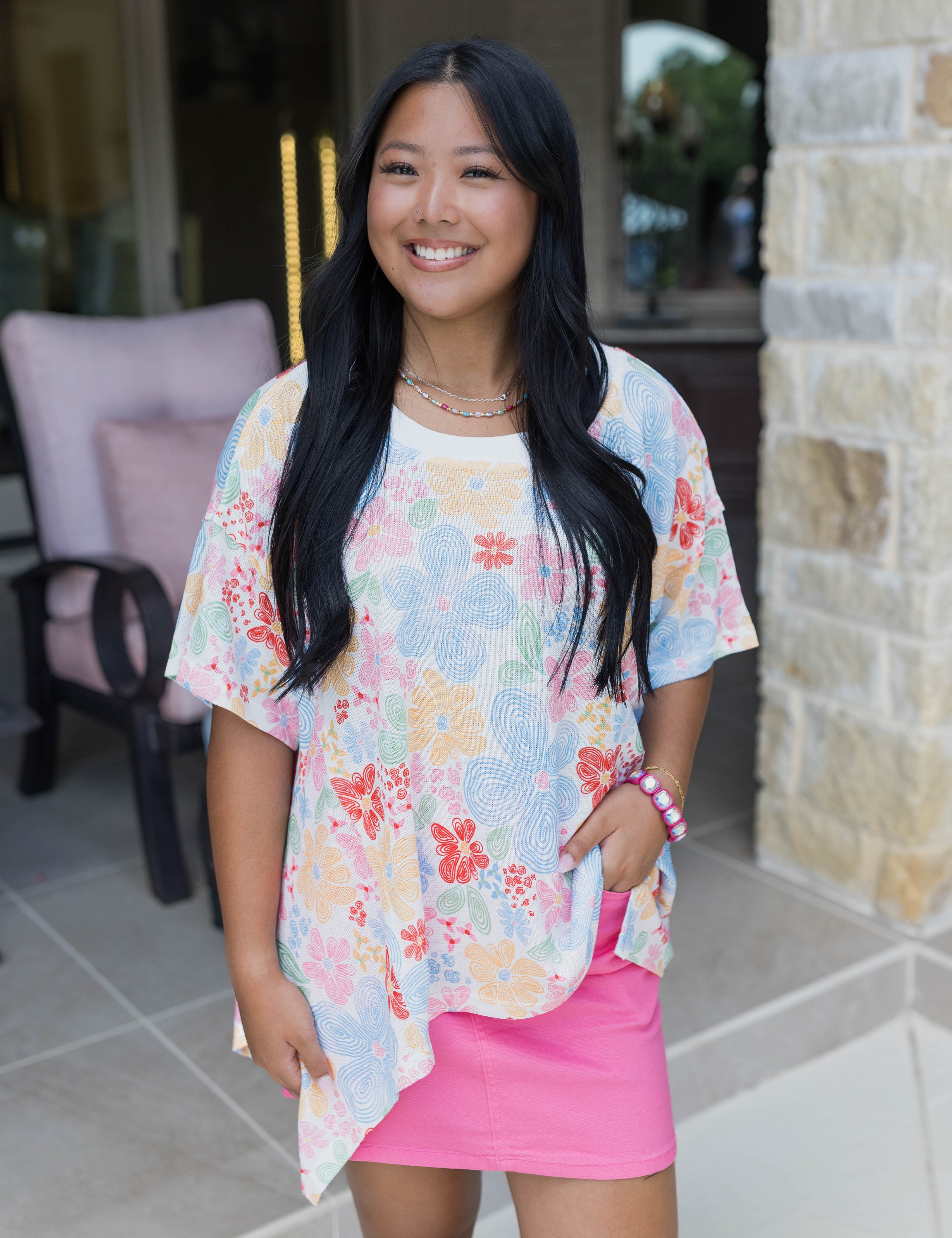 Playing In My Garden Top - LAST ONES FINAL SALE