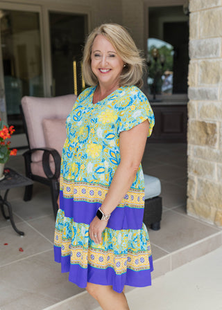 Sunlit Stripes Dress - FINAL SALE