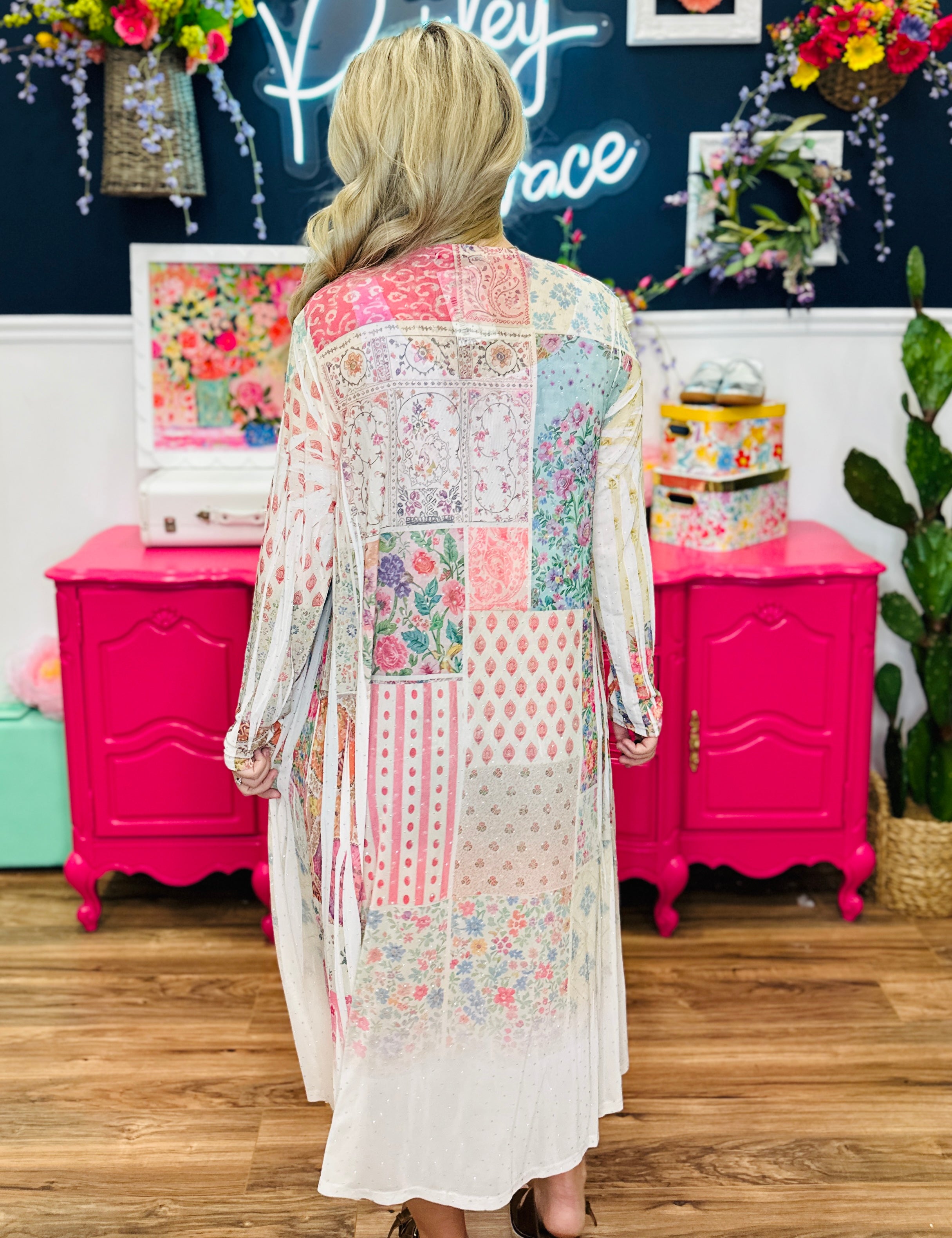 Garden Patch Palazzo Duster