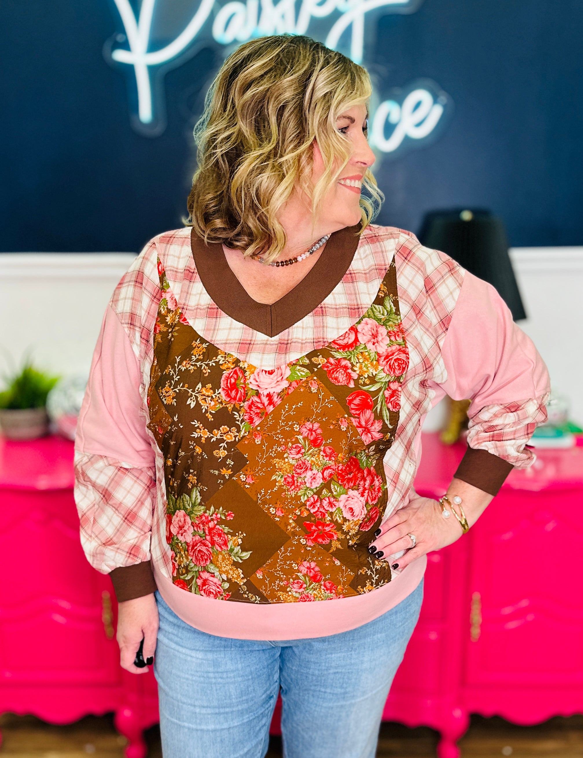 Mixed Media Sweatshirt - LAST ONES FINAL SALE