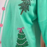 Spruce Trees Relaxed Cardigan