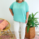 Sabrina Essential Solid Top - 10 Colors* LAST ONES FINAL SALE *