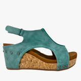 Liberty Wedges by Very G - Turquoise
