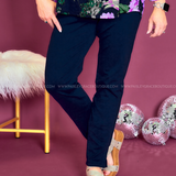 Chic Solid 28” Skinny Pants - Navy* FINAL SALE *