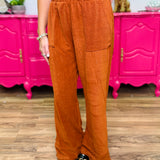 Corduroy Pants - Rust - LAST ONES FINAL SALE