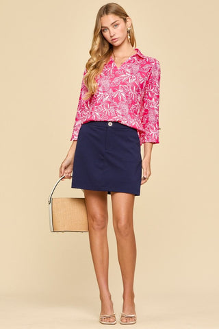 Dear Scarlett Moment Skort - Royal Blue