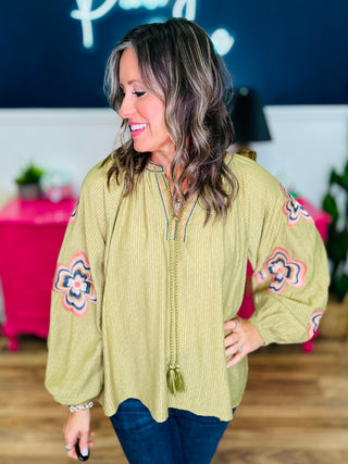 Loose Fit Voluminous Sleeves Blouse