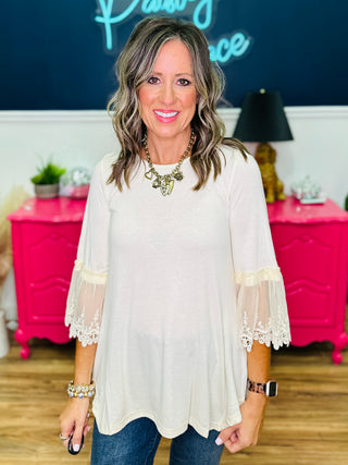 Something Else Top - Beige