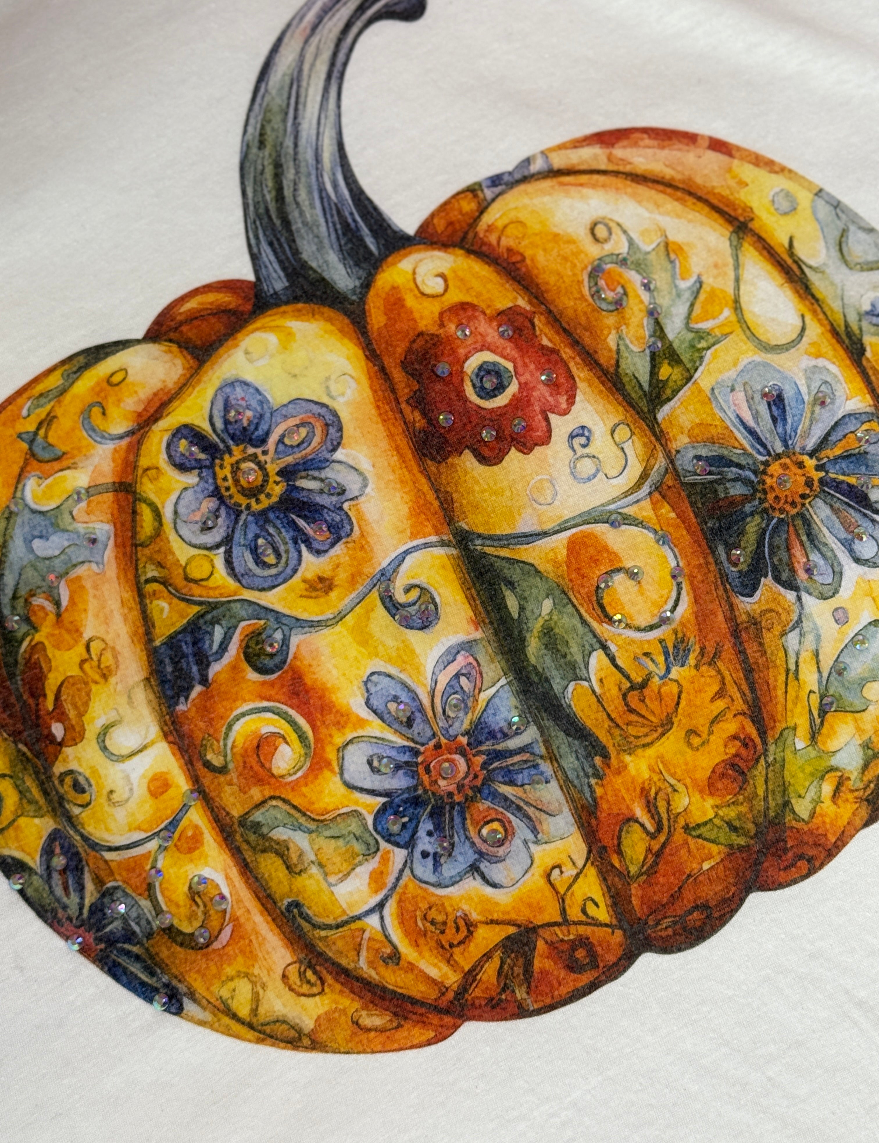 Wildflower Pumpkin Boujee Tee