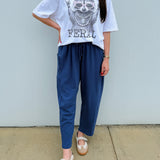 Signature Boho Lounge Pants - Navy