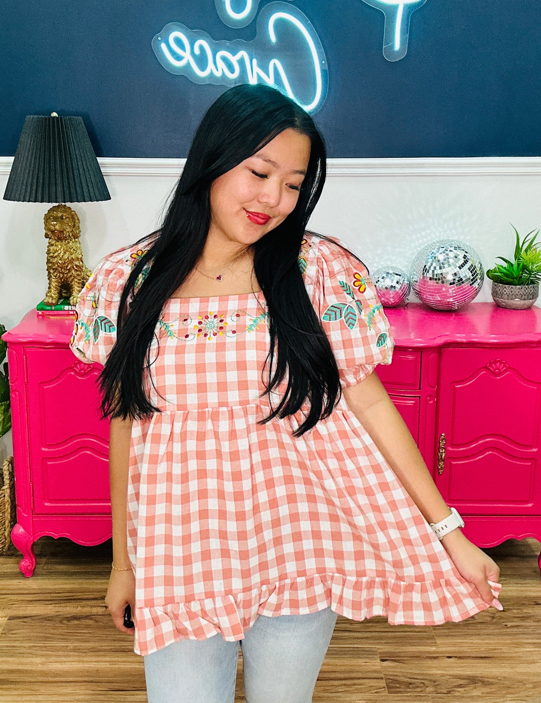 Picnic Darling Ruffle Top - LAST ONES FINAL SALE