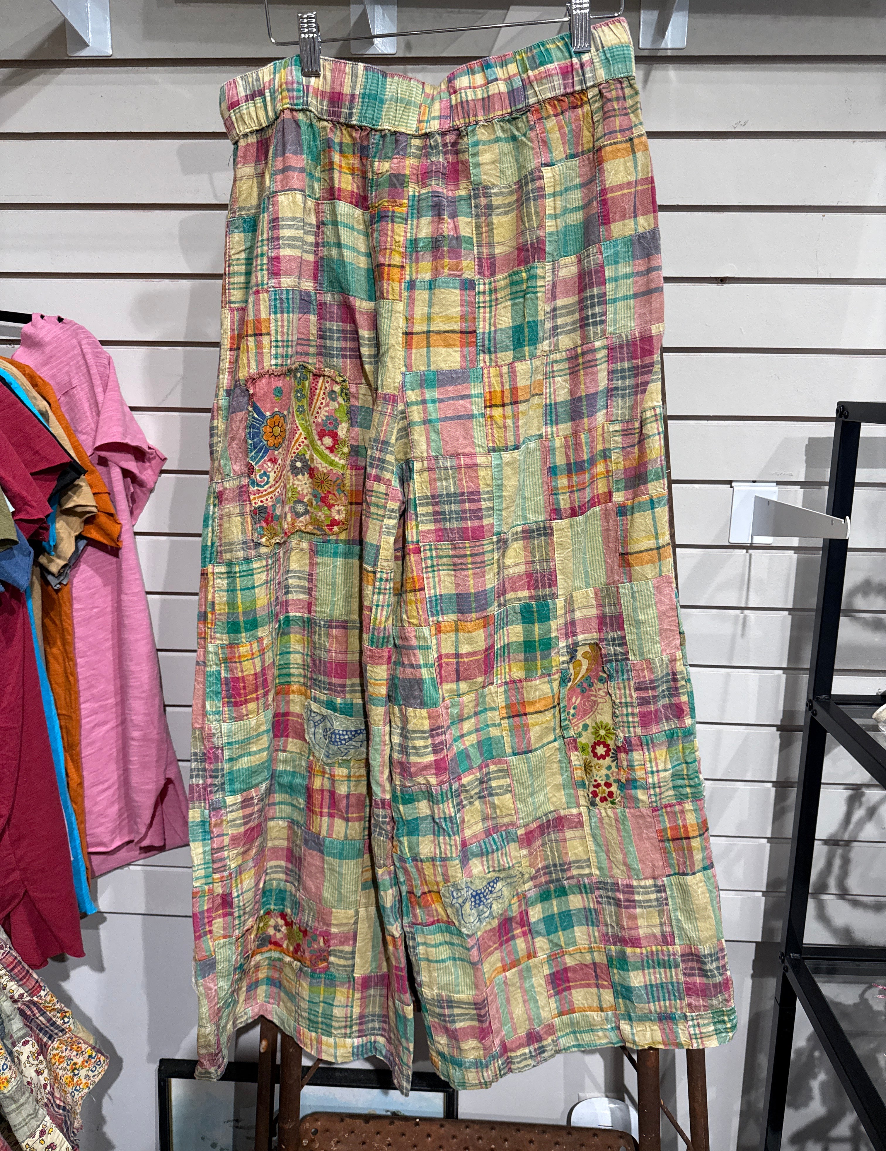 Pink Plaid Paradise Pant - PREORDER