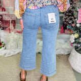 Super High Rise Wide Crop Jeans By Mica - FINAL SALE