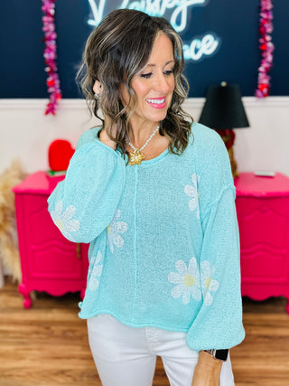 Mint Between Seasons Top