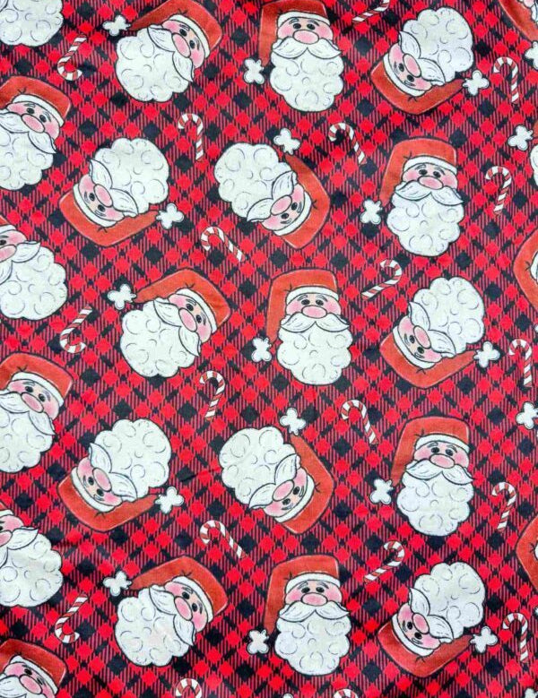 Checkered Santa PJ Set - PREORDER