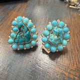 Adjustable Authentic Turquoise Ring - PREORDER