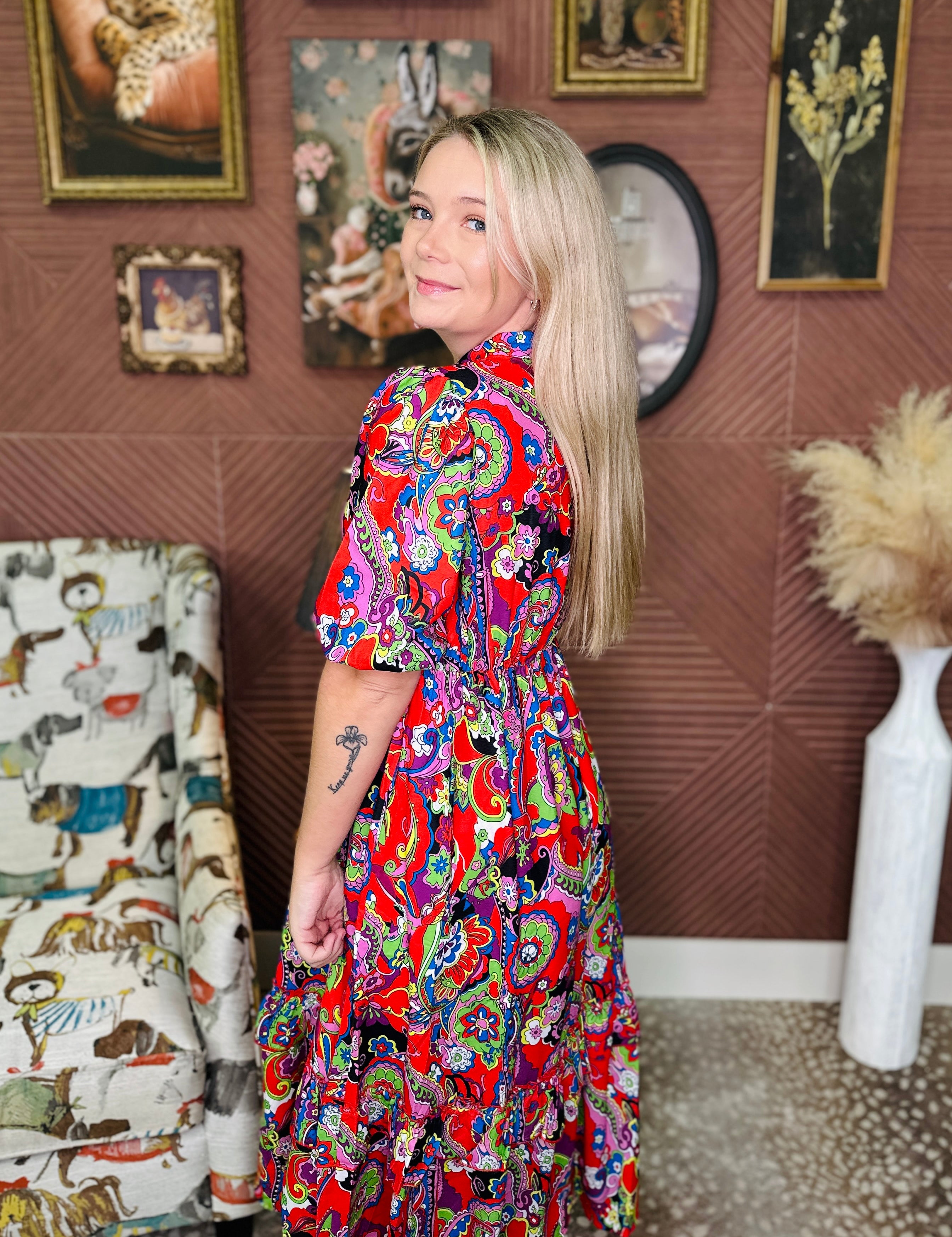 Cherry Synth Dress