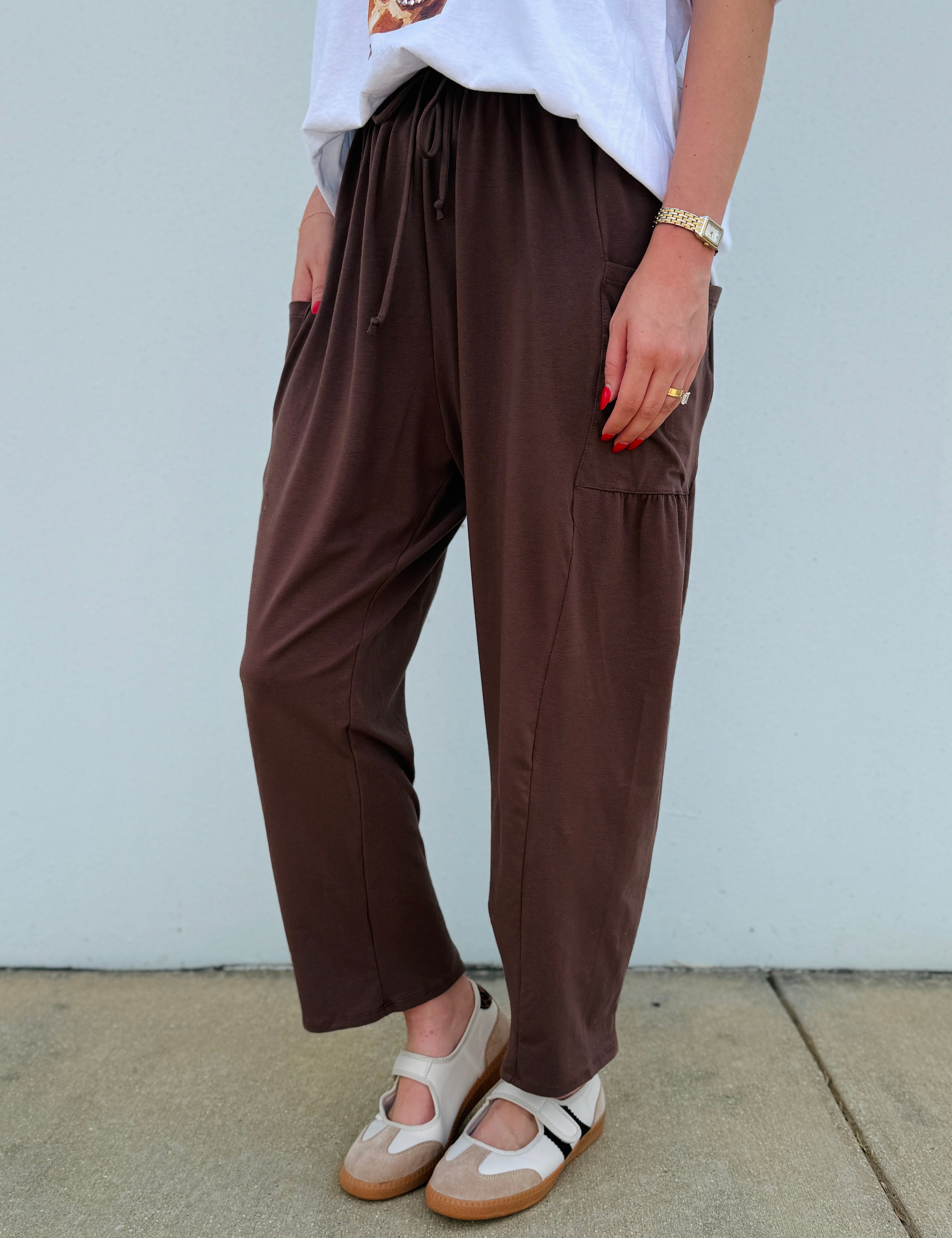 Signature Boho Lounge Pants - Brown