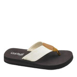 Summer Break Flip-Flops - Ivory Flower - PREORDER