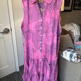 Pink Denim Dress