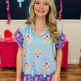 Bluebell Coast Top - FINAL SALE