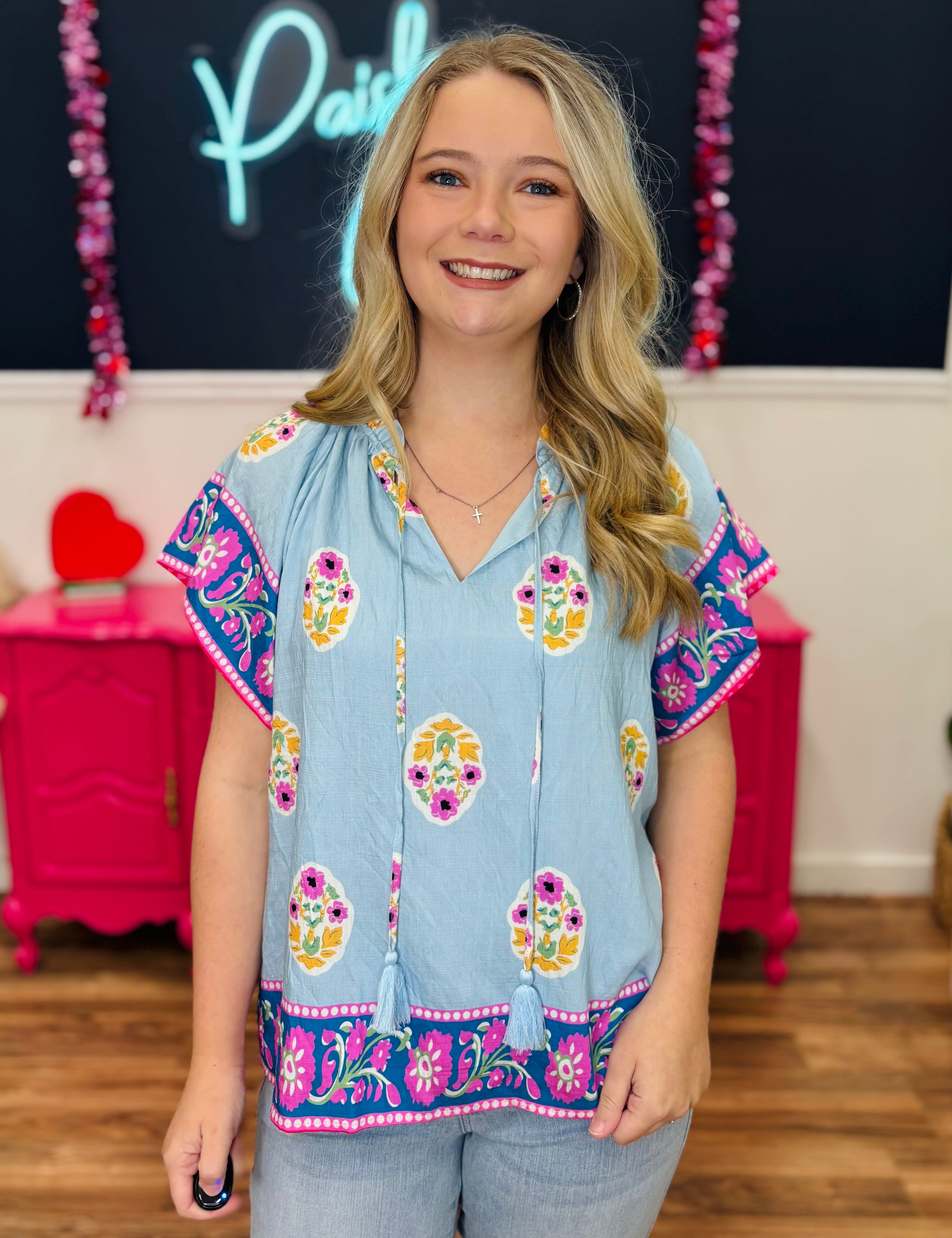 Bluebell Coast Top - FINAL SALE