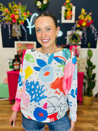 Painted In Petals Top
