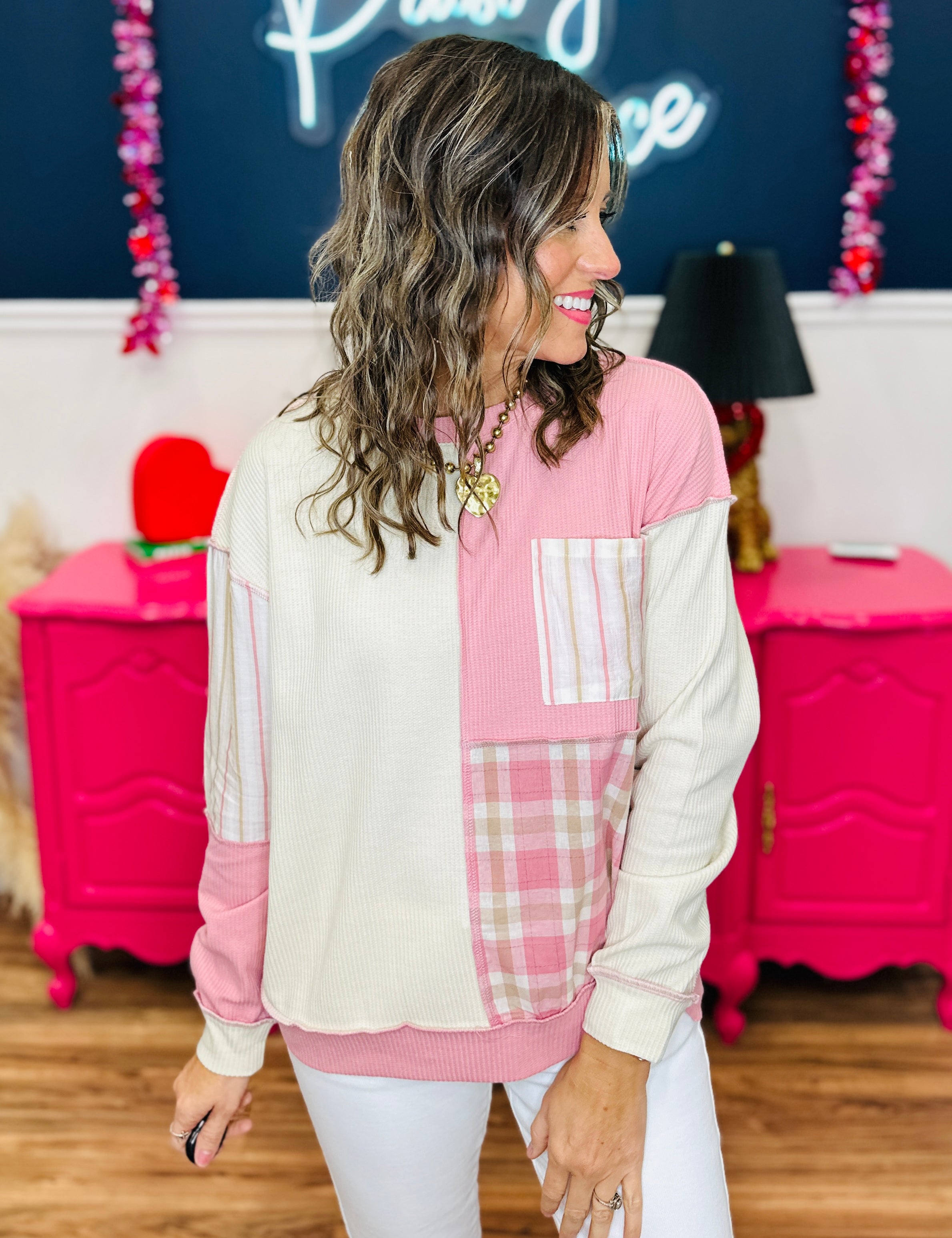 Soft Charm Top - Pink - FINAL SALE