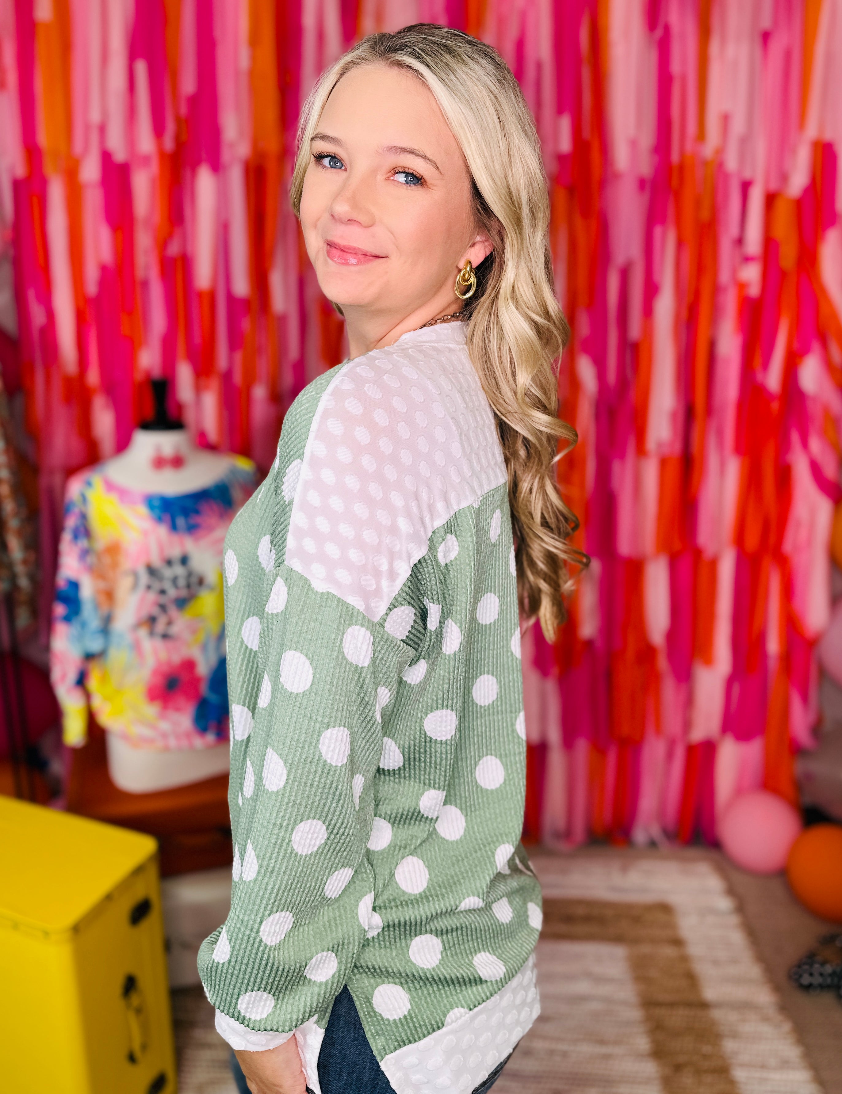 Sage Blossom Top