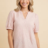 Skybound Feelings Top - Baby Pink