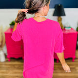 Short Sleeve Top - Hot Pink - LAST ONES FINAL SALE