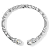 Brighton Meridian Open Hinge Bangle - Silver