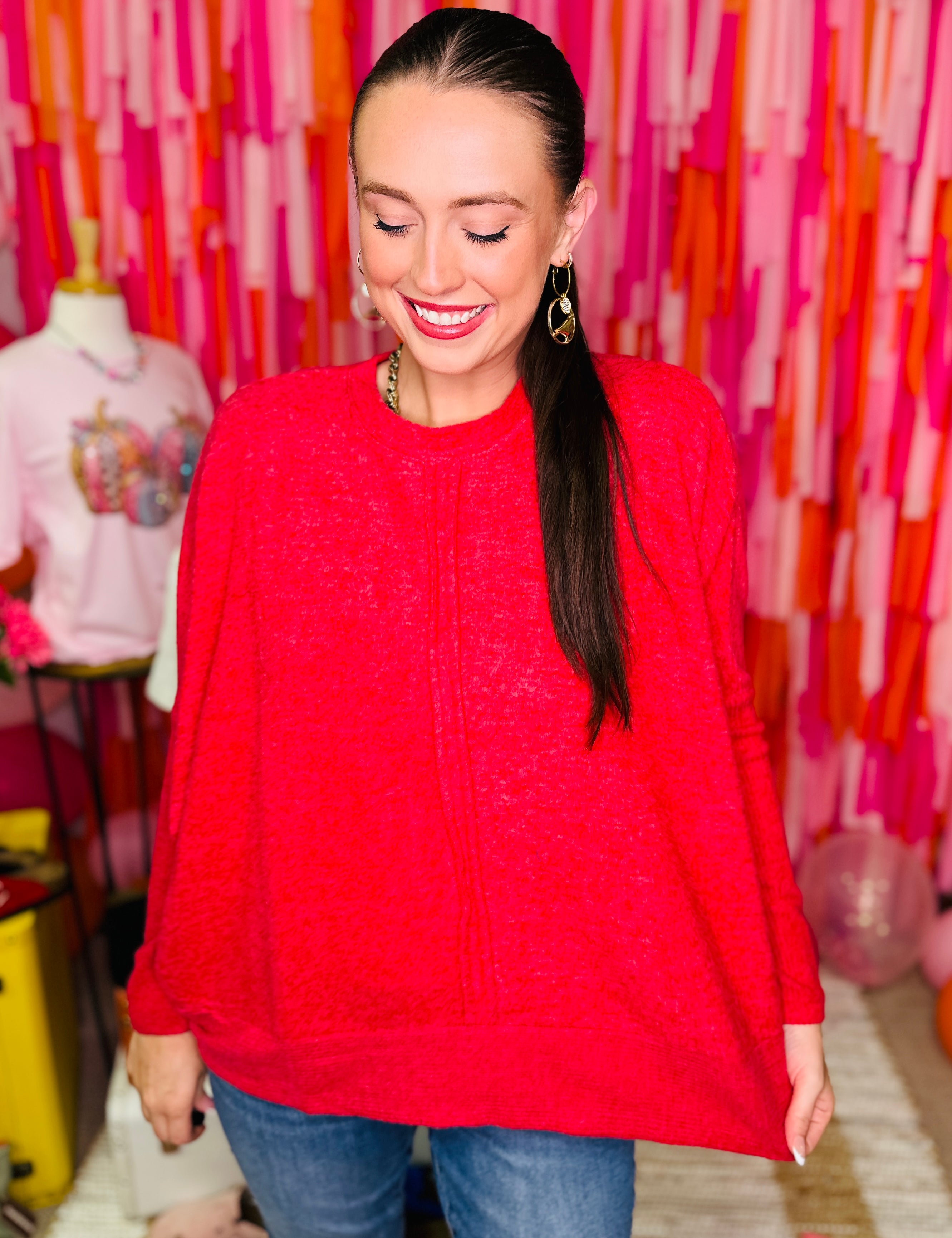 Soft & Classic Sweater - Red