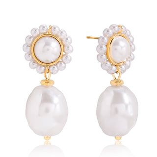 Courtney Pearl Earrings  - PREORDER