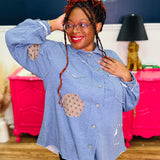 POL Balloon Sleeve Relaxed Fit Top - FINAL SALE