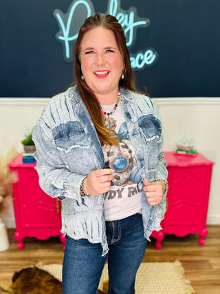 Laced In Denim Jacket
