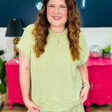 Malibu Top - Lt Green - LAST ONES FINAL SALE