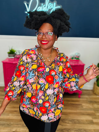 Day Full Of Blooms Top - FINAL SALE