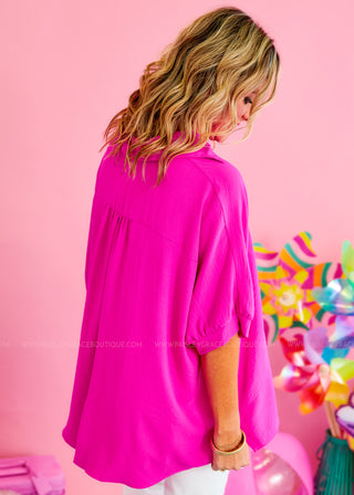 Under The Sun Top - Magenta - LAST ONES FINAL SALE* FINAL SALE *