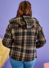 Load image into Gallery viewer, Warped Noise Reversible Plaid Shacket
