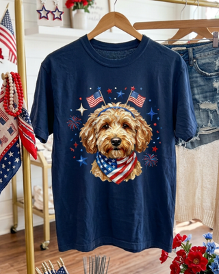 Patriotic Pup Graphic Tee