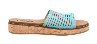 At Ease Sandals - Turquoise by Corkys